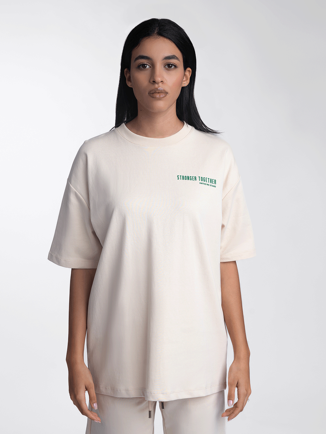 Women 02STOS Cotton Oversized Tshirt