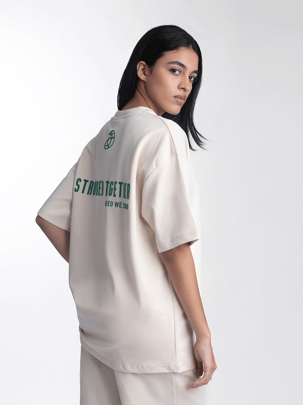 Women 02STOS Cotton Oversized Tshirt