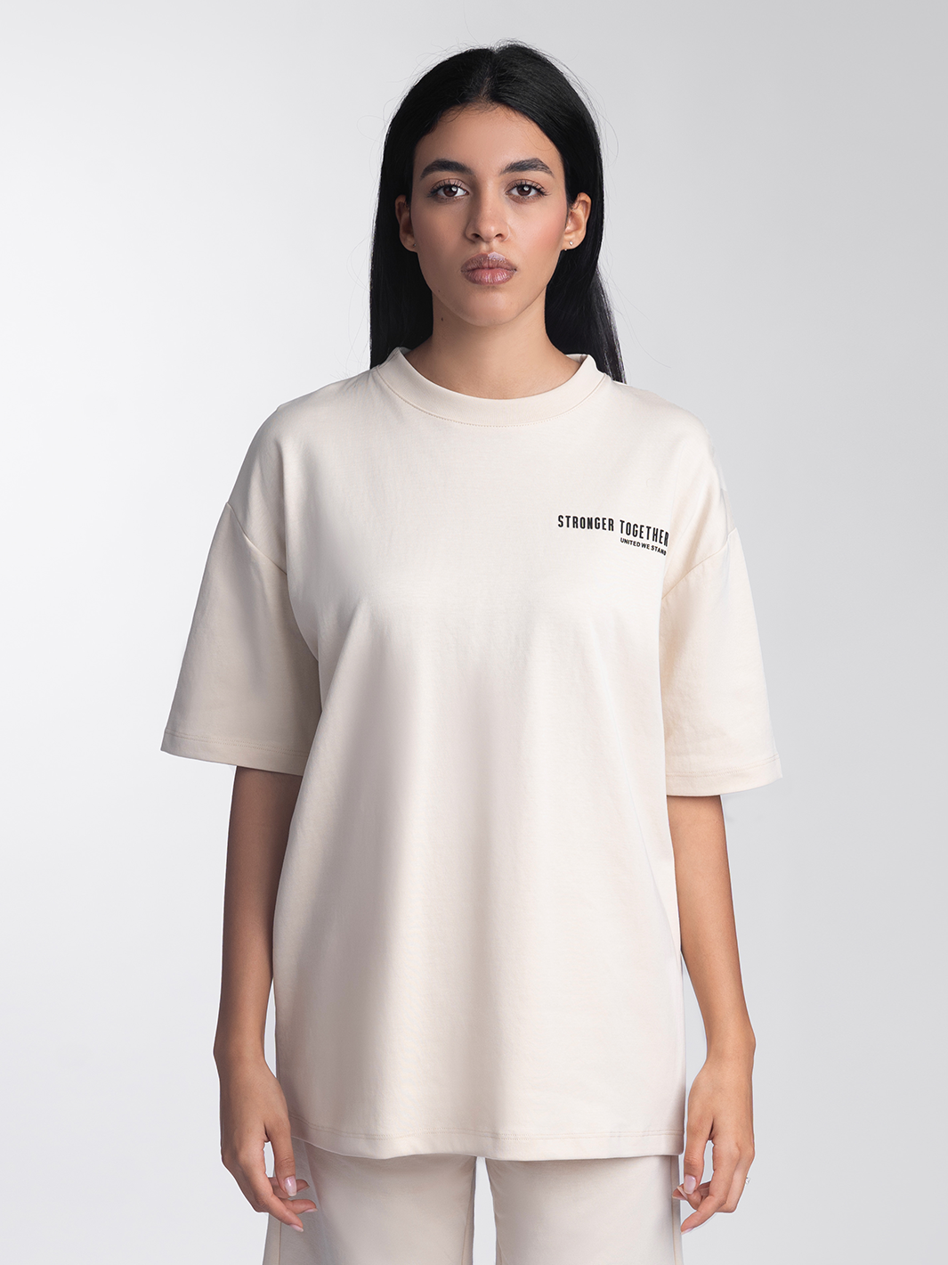 Women 02STOS Cotton Oversized Tshirt