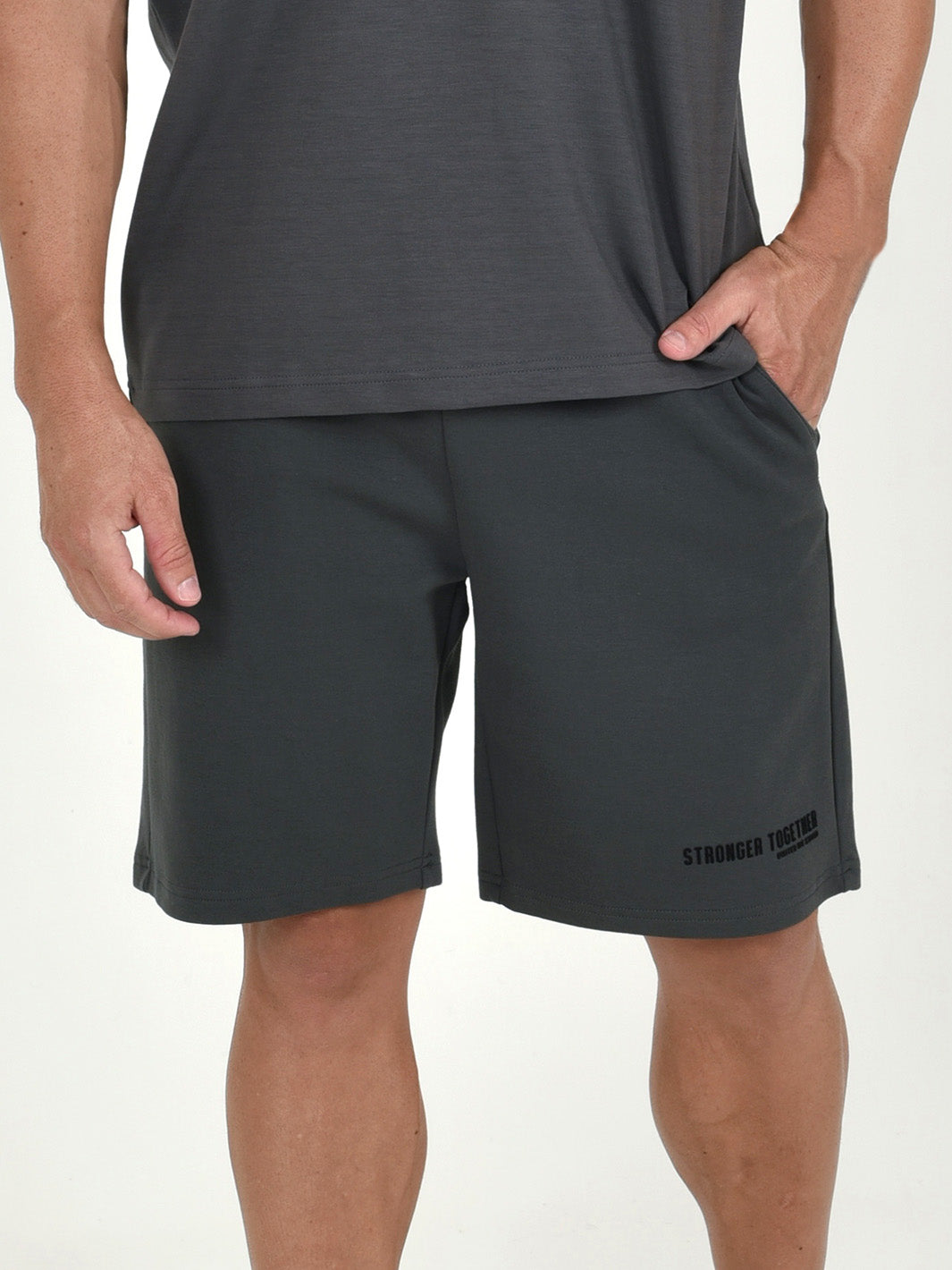 Men ADOS- Blended Cotton Shorts Stronger Together