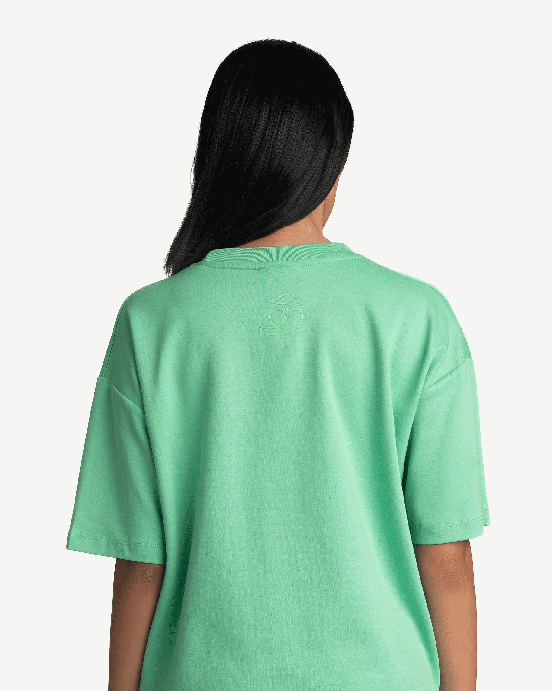 ADOS Women Cotton T Shirt with 3D Embroidery