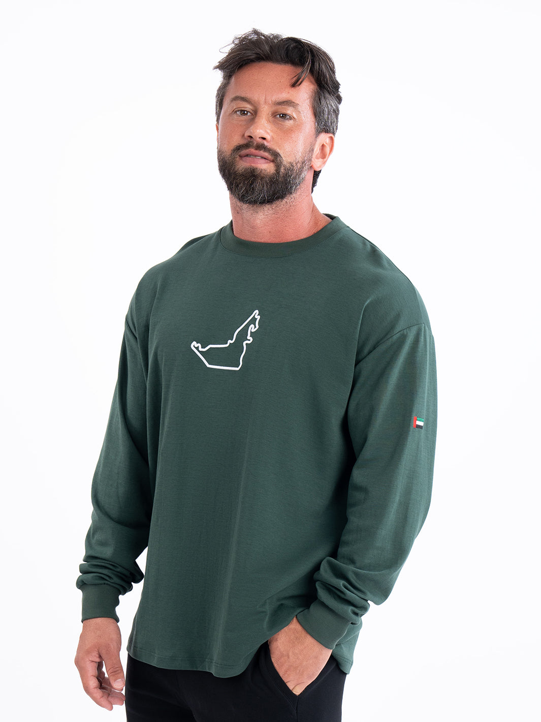 Men Long Sleeve UAE Tshirt