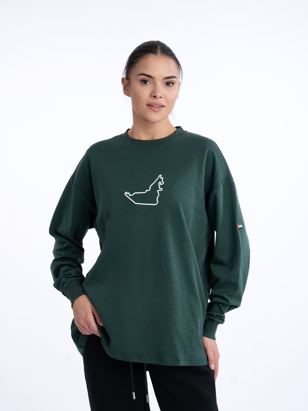 Women Long Sleeve UAE Tshirt