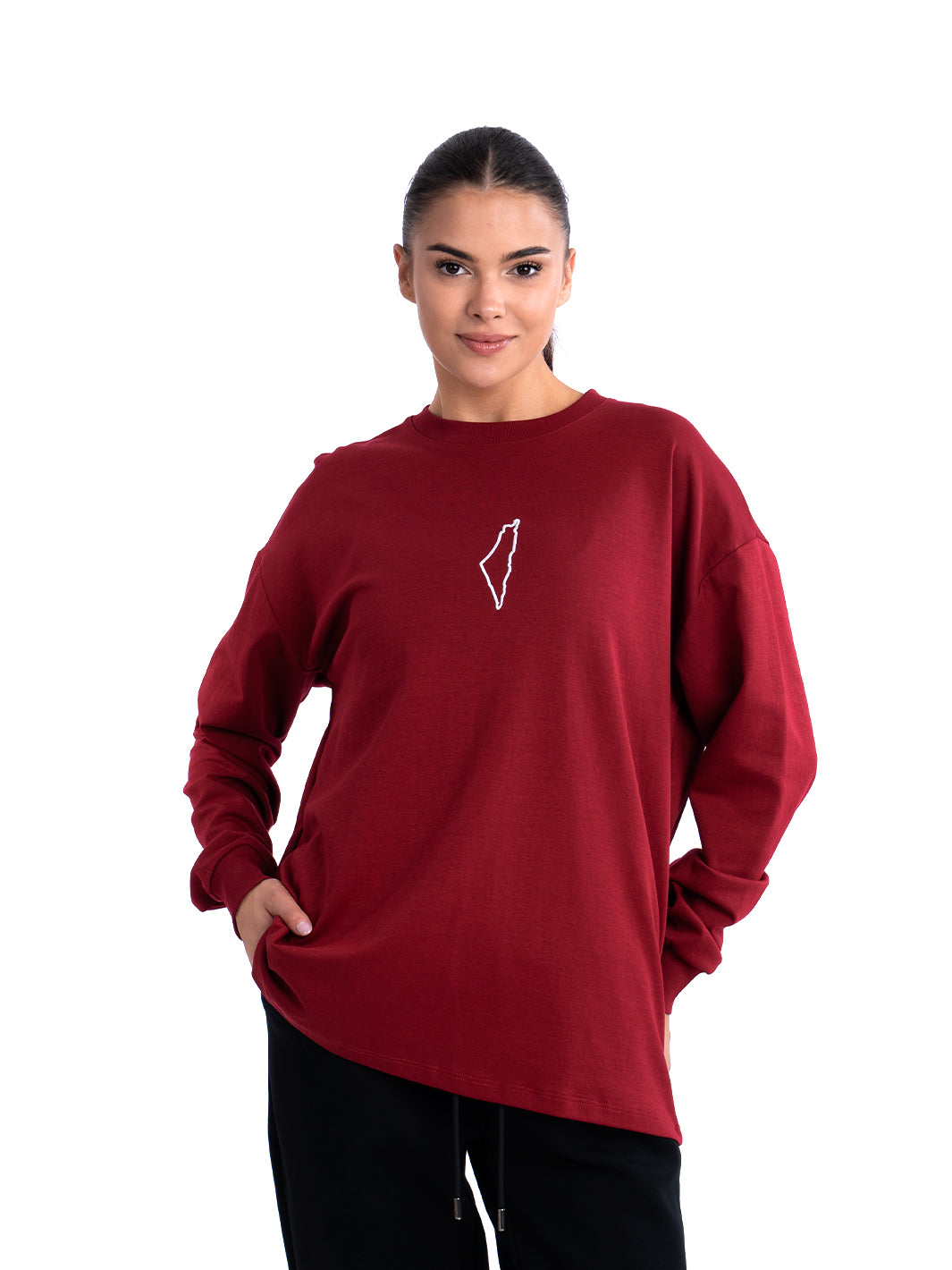 Women Long Sleeve Palestine Tshirt