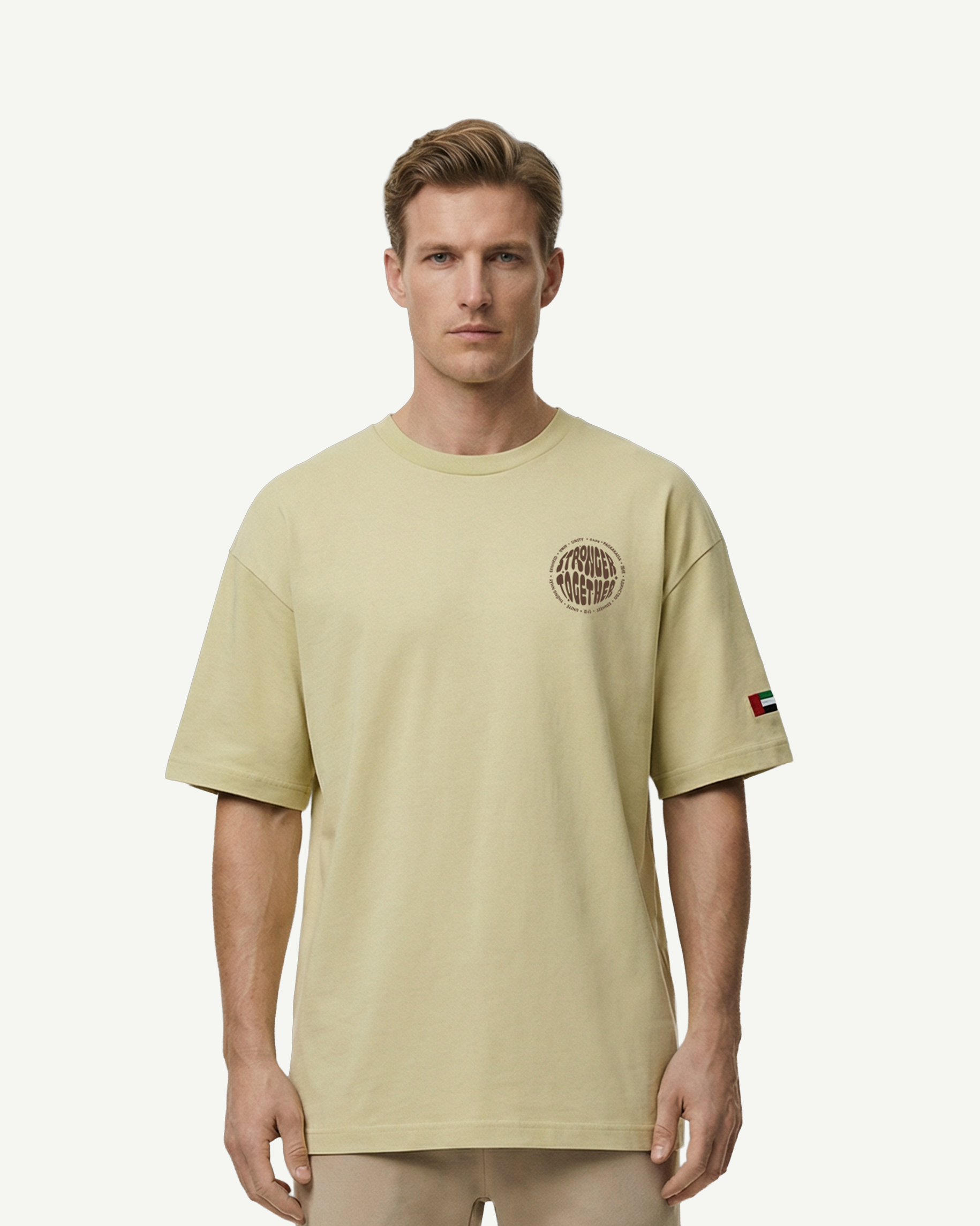 تي شيرت جرافيك للرجال من جلوبال يونيتي