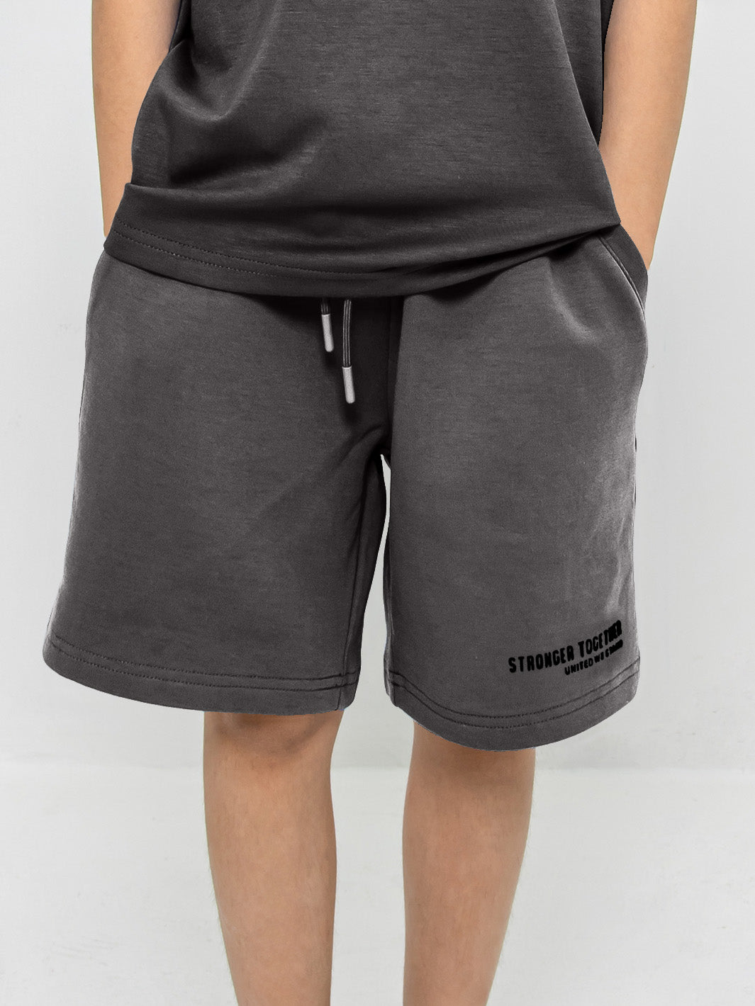 Kids OS Blended Cotton Shorts -Stronger Together
