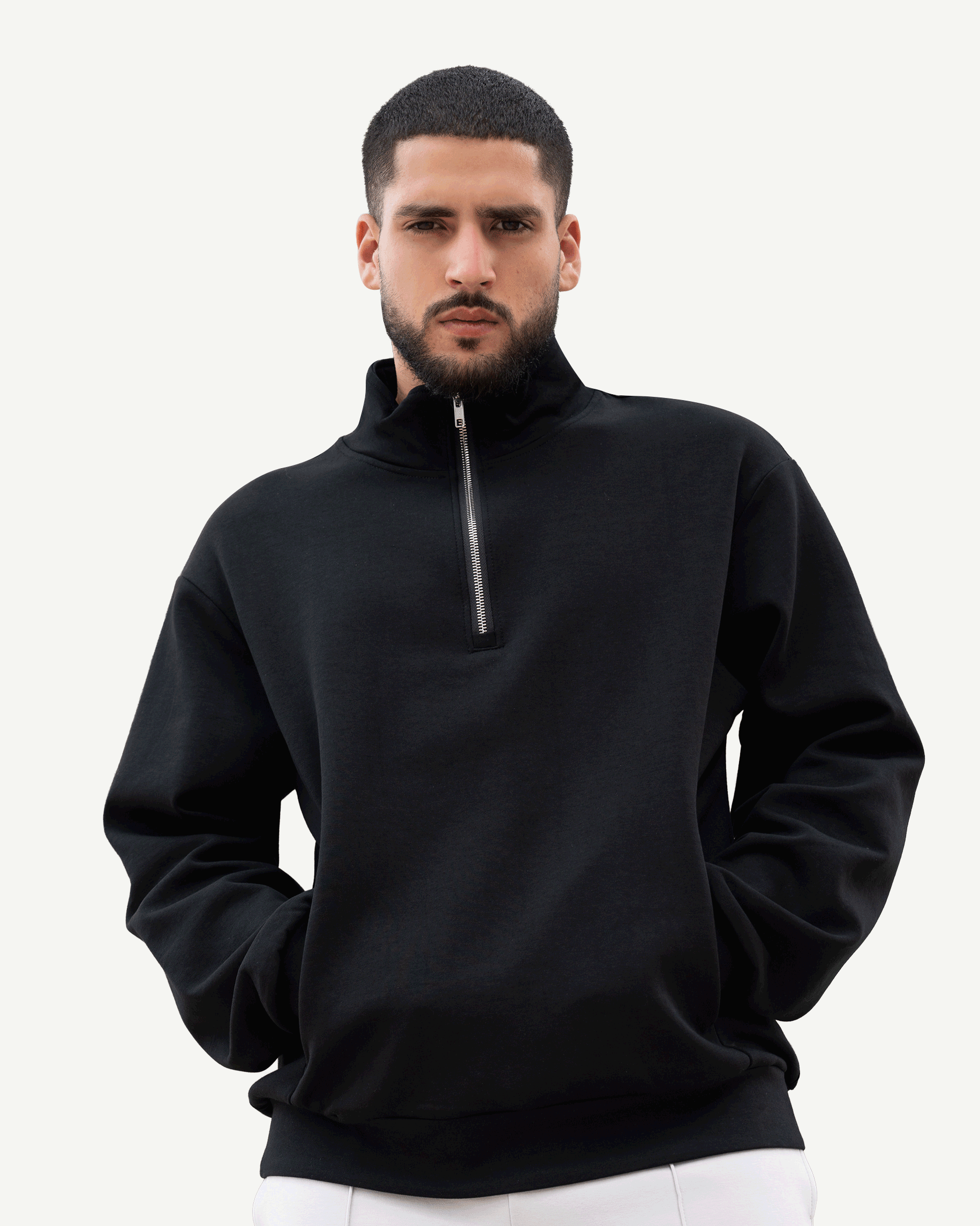 Half Zip Men Sweatshirt – Batta Official