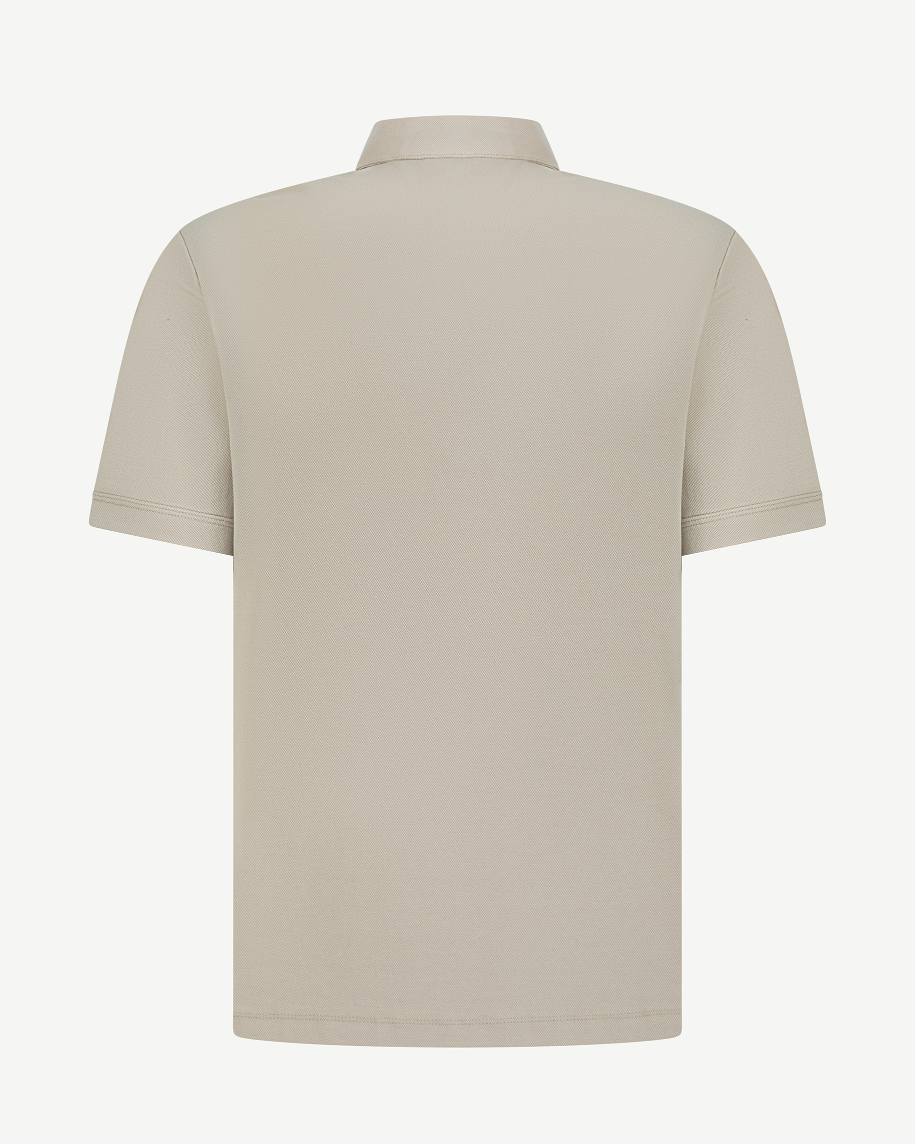 Half-Zip Textured Polo Shirt