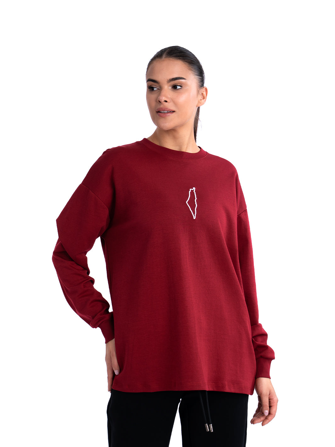 Women Long Sleeve Palestine Tshirt