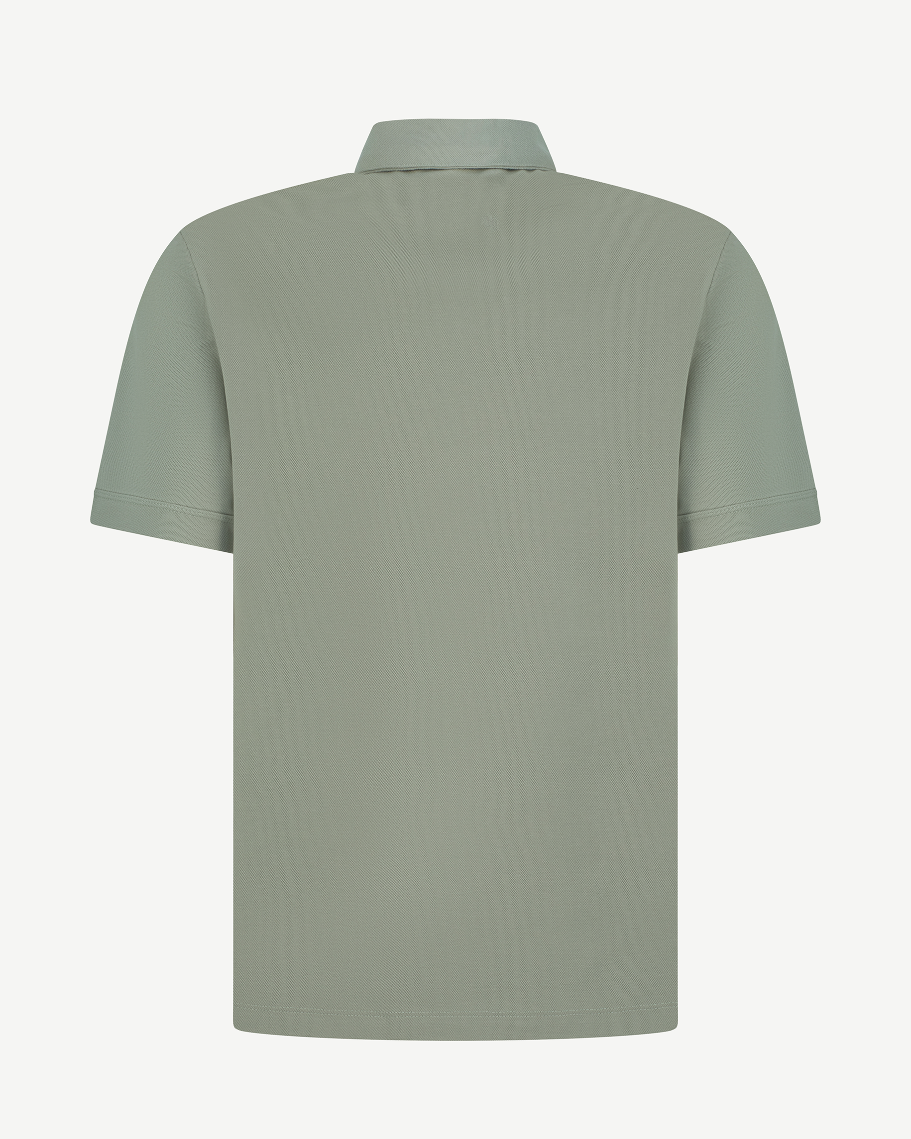 Half-Zip Textured Polo Shirt