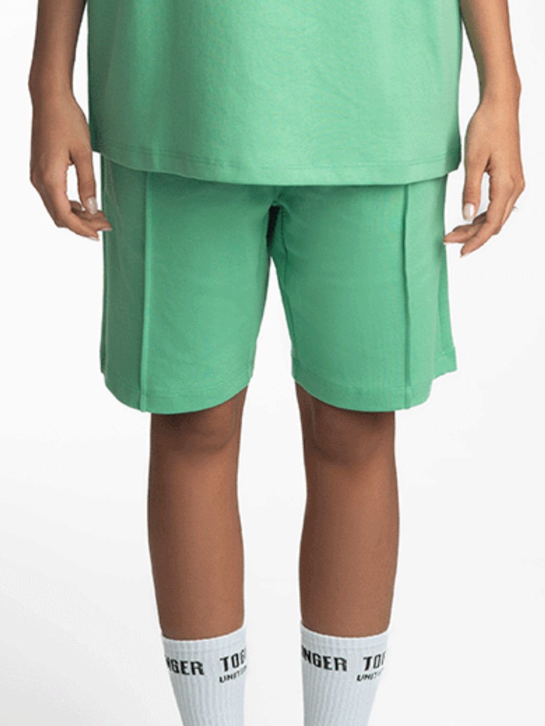 ADOS Women Cotton Shorts with 3D Embroidery