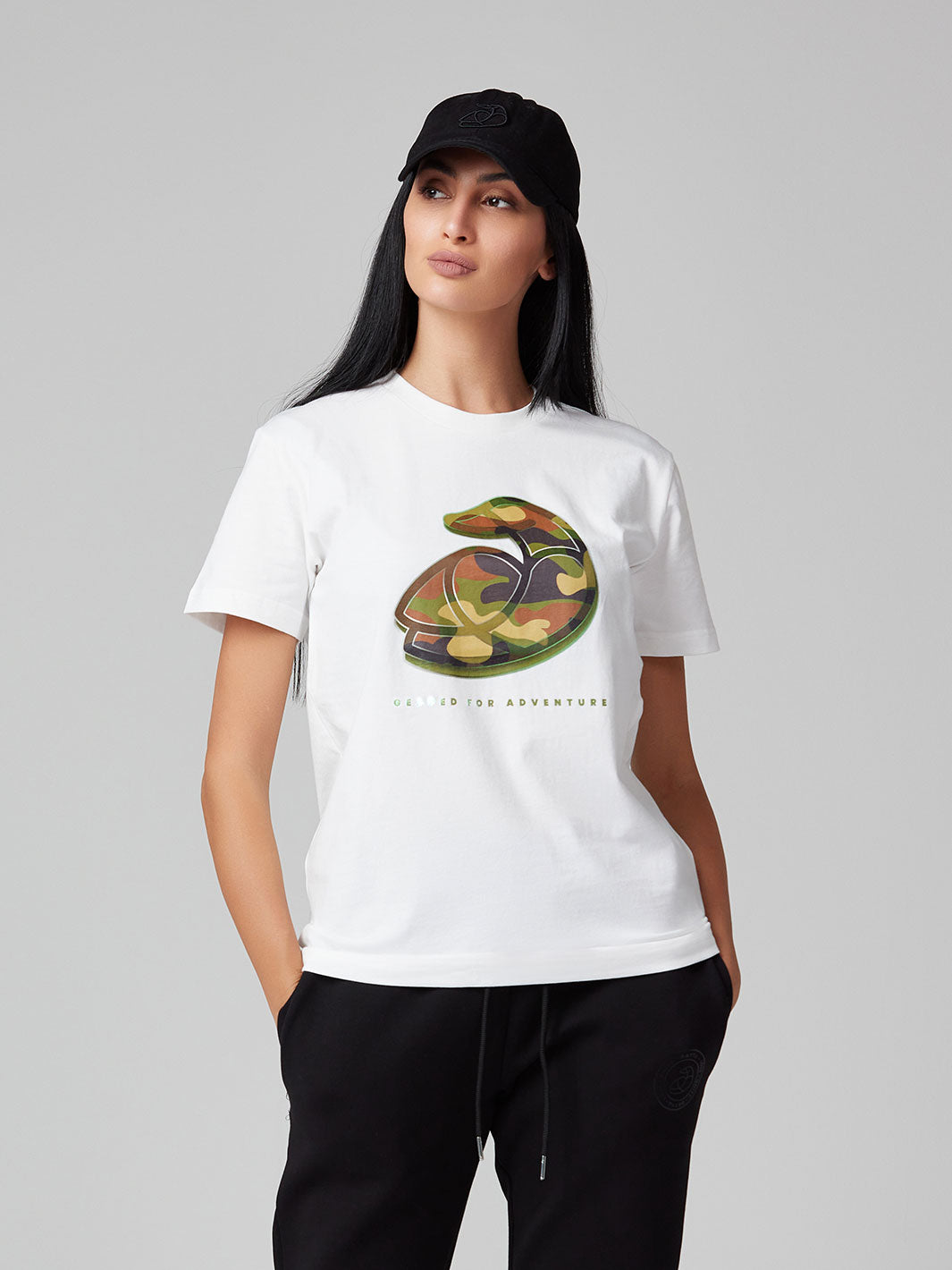 Women Cotton T-Shirt - Geared for Adventure
