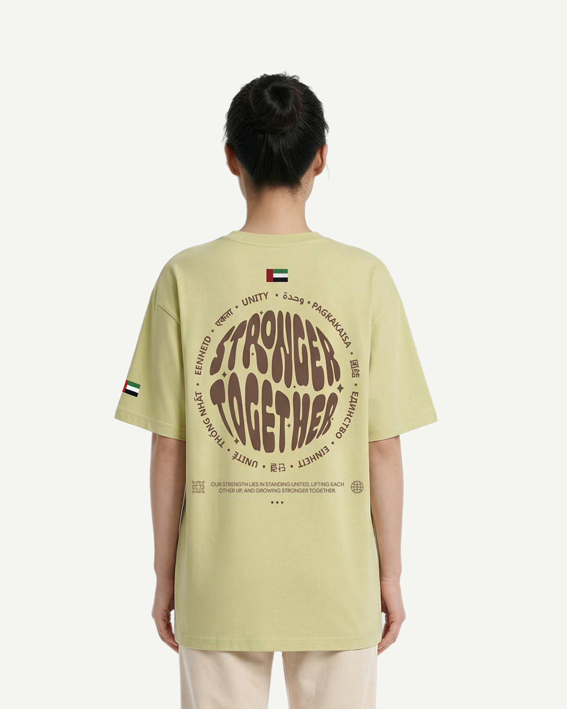 Women Global Unity Graphic Tee UAE Flag Edition