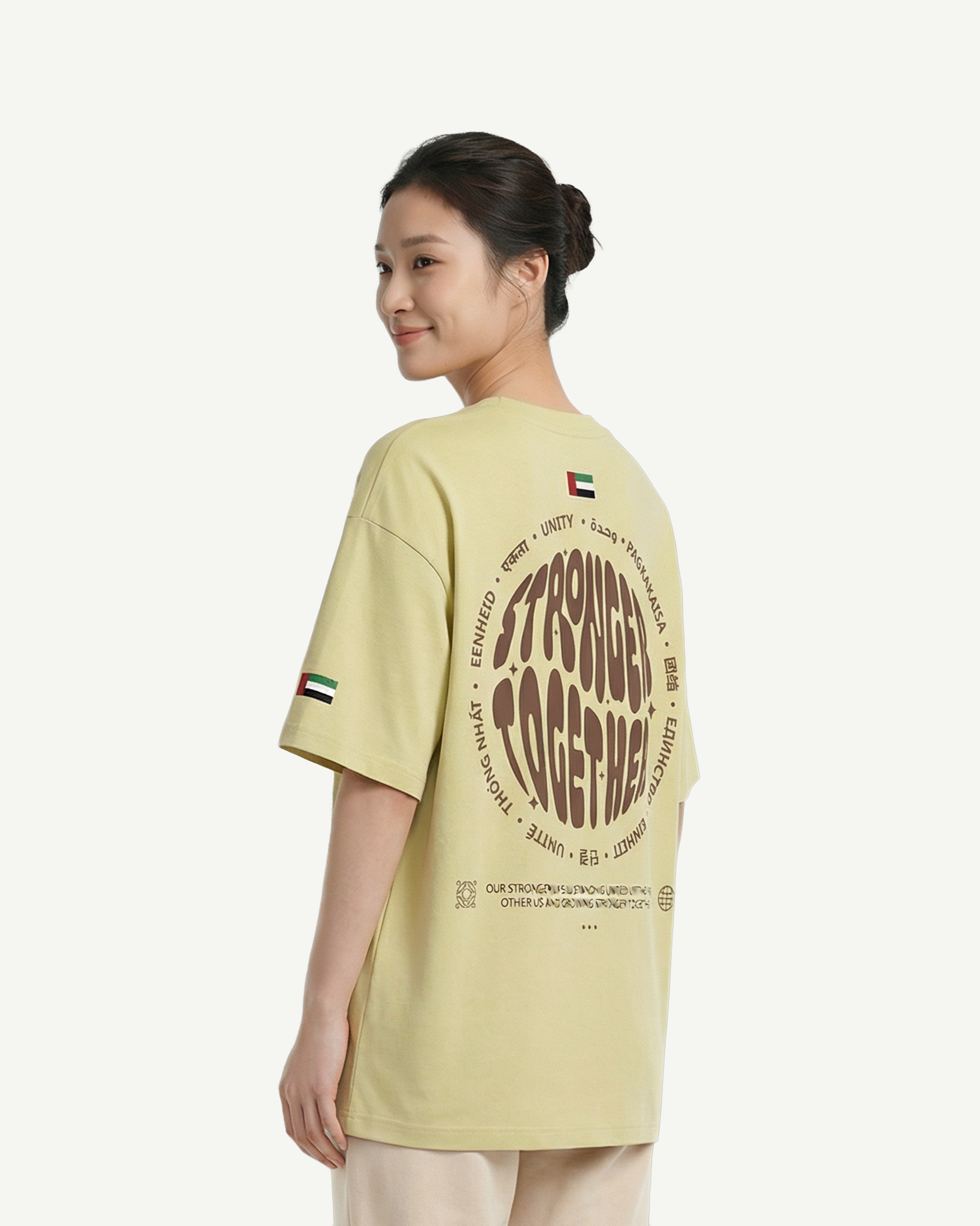 Women Global Unity Graphic Tee UAE Flag Edition