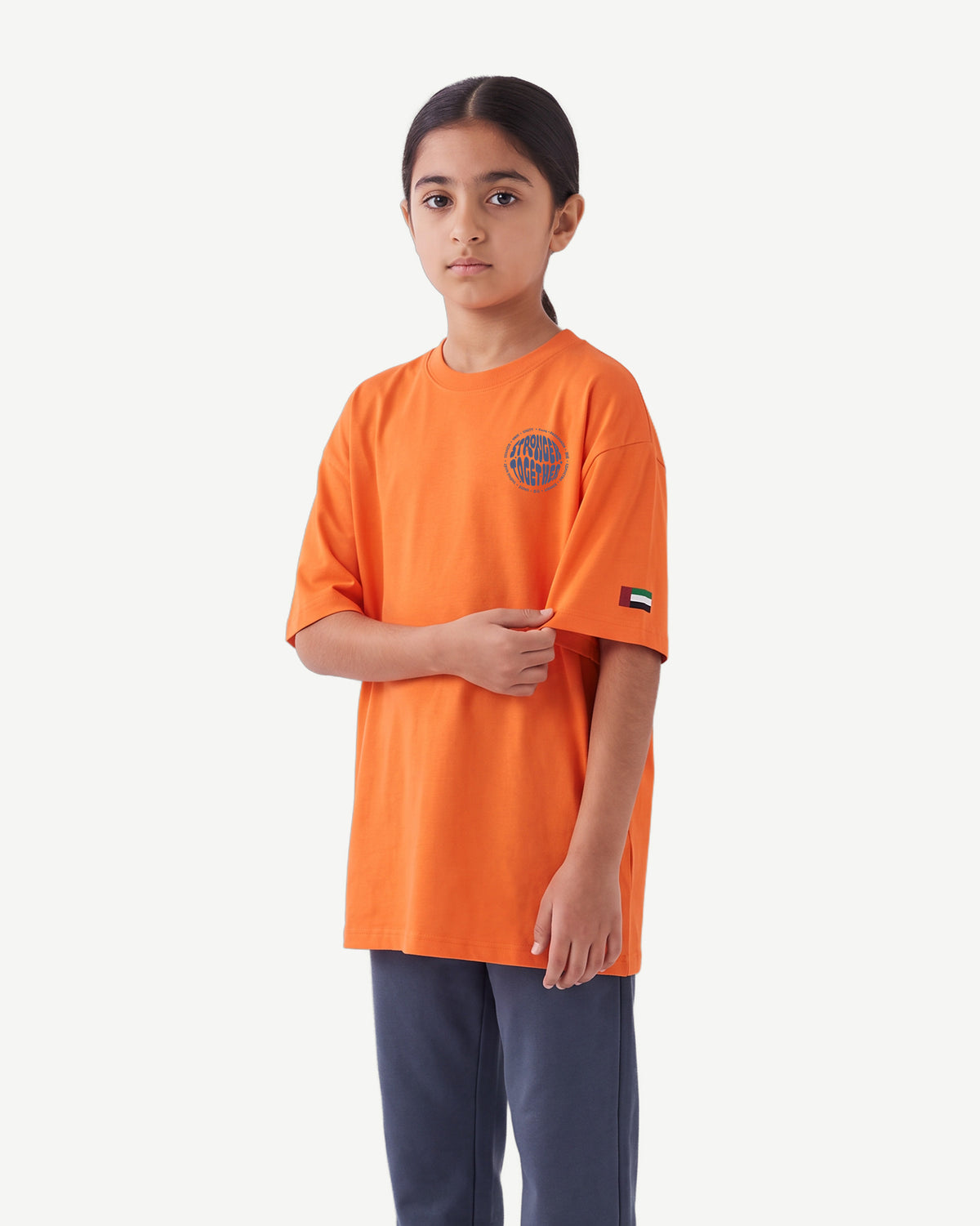 Kids Global Unity Graphic Tee UAE Flag Edition