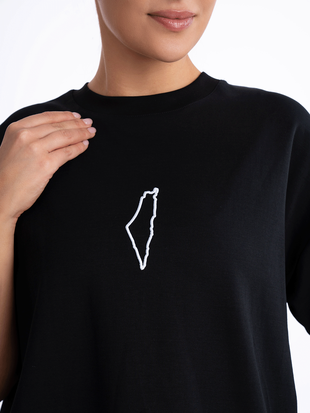 Women Oversized Palestine Tshirt