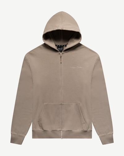 Embroidered Classic Full Zip Kids  Hoodie
