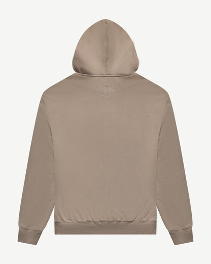 Embroidered Classic Full Zip Men Hoodie