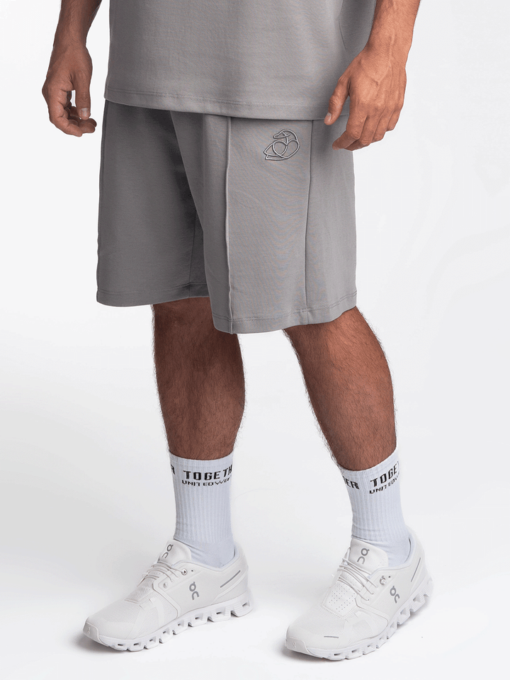 ADOS Men Cotton Shorts with 3D Embroidery