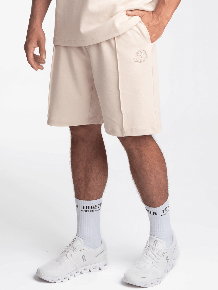 ADOS Men Cotton Shorts with 3D Embroidery