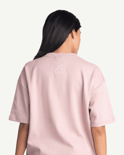 ADOS Women Cotton T Shirt with 3D Embroidery