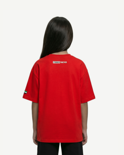 Kids UAE Oversized T-Shirt Stronger Together