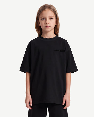 Kids Oversized Light Breathable T-Shirt - Stronger Together