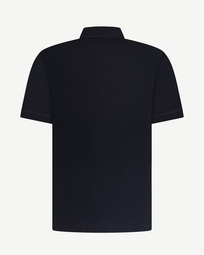 Half-Zip Textured Polo Shirt