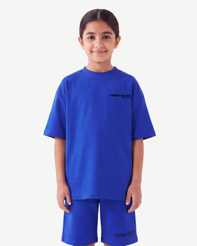 Kids Oversized Light Breathable T-Shirt - Stronger Together