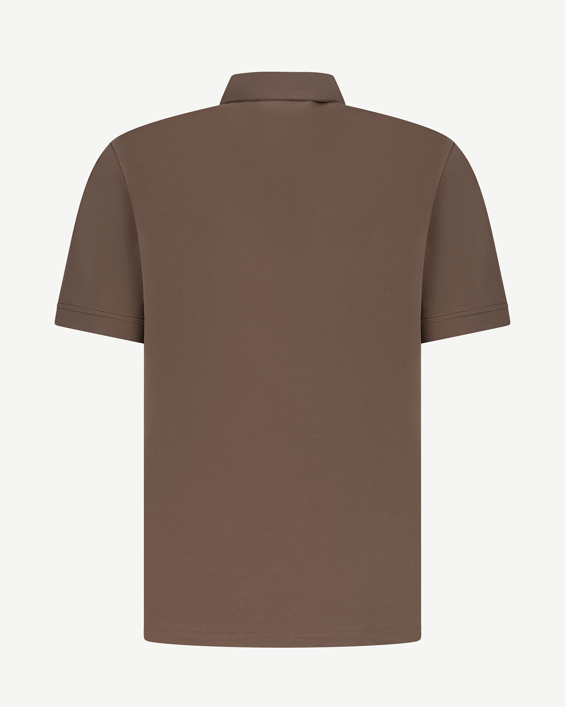 Half-Zip Textured Polo Shirt