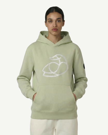 Women AD03 Soft Flat Embroidery Hoodie