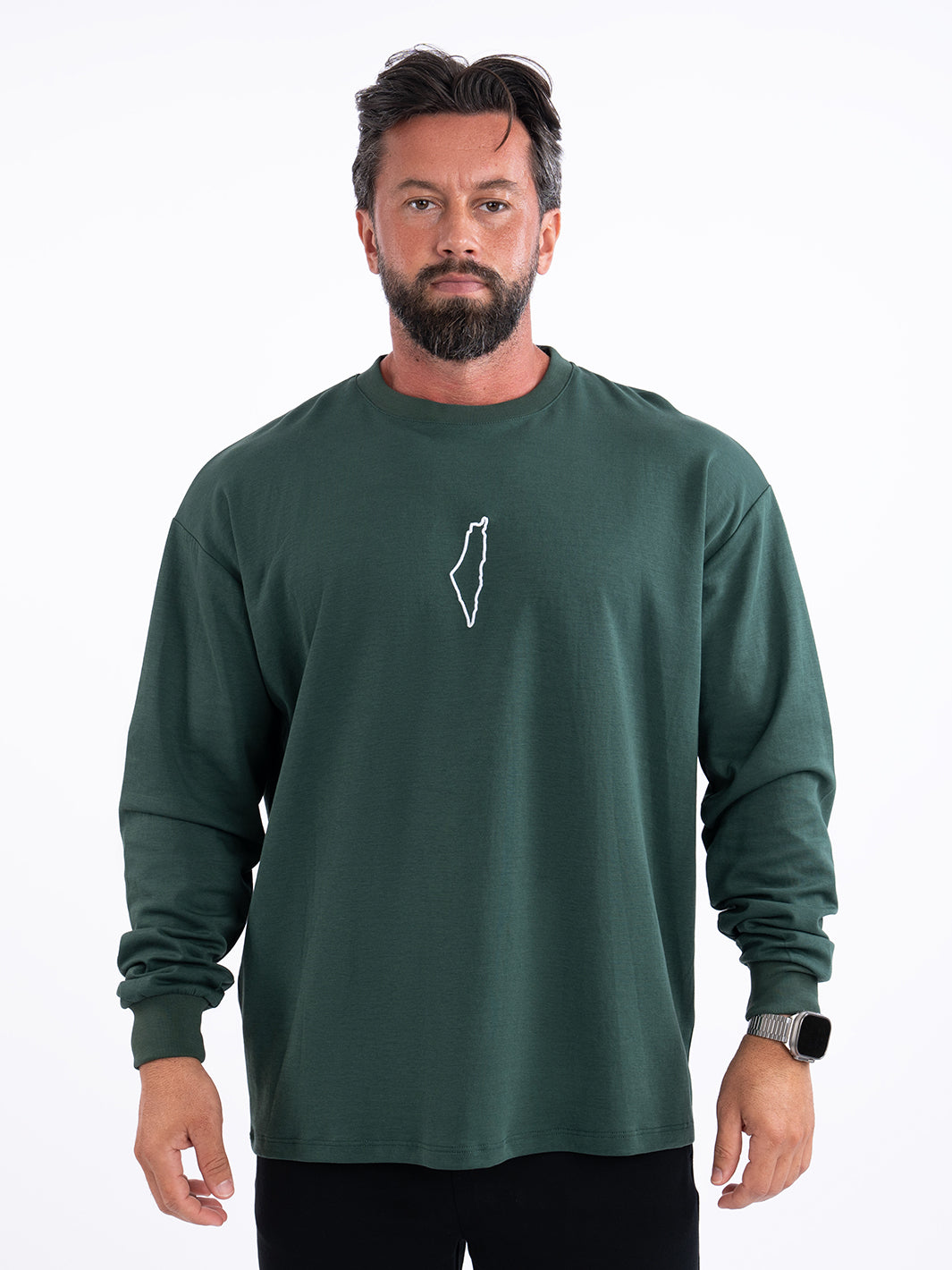 Men Long Sleeve Palestine Tshirt