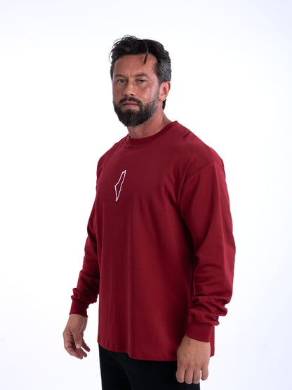 Men Long Sleeve Palestine Tshirt