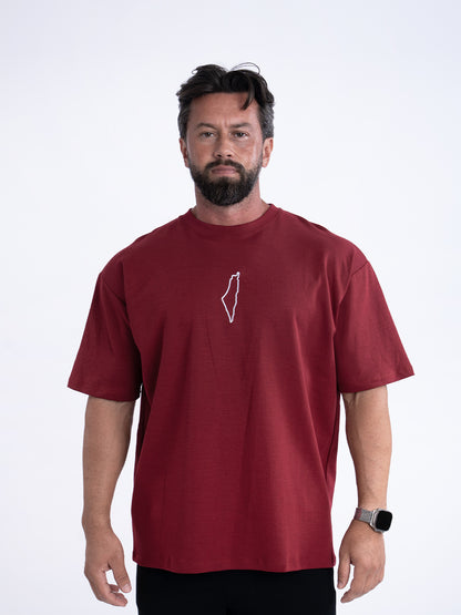 Men Oversized Palestine Tshirt