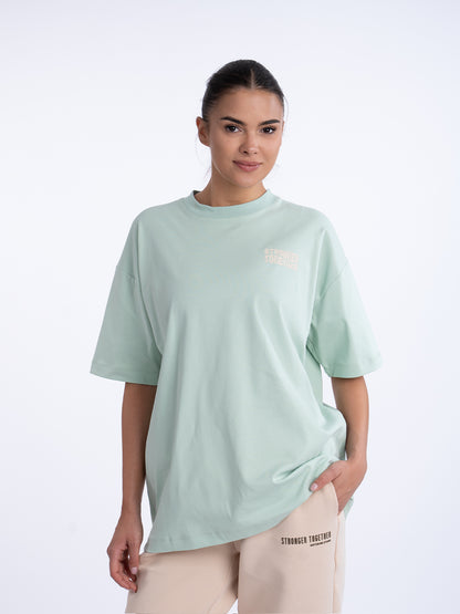 Women Oversized Stronger Together Graphic Tee