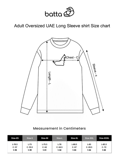 Men Long Sleeve UAE Tshirt