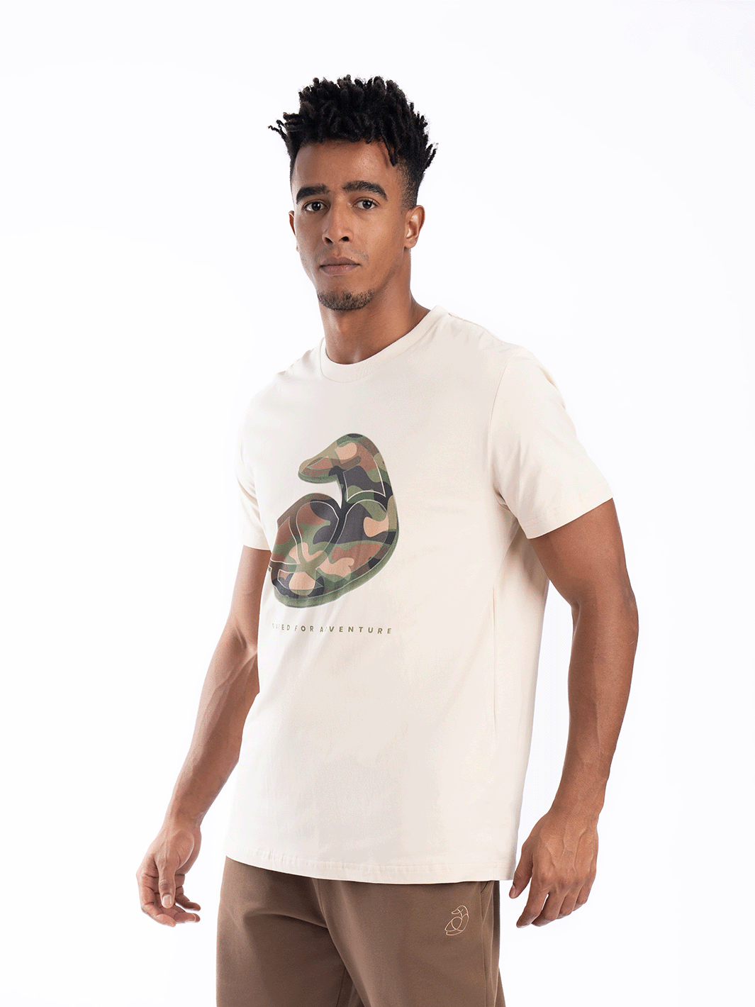 Men Cotton T-Shirt - Geared for Adventure