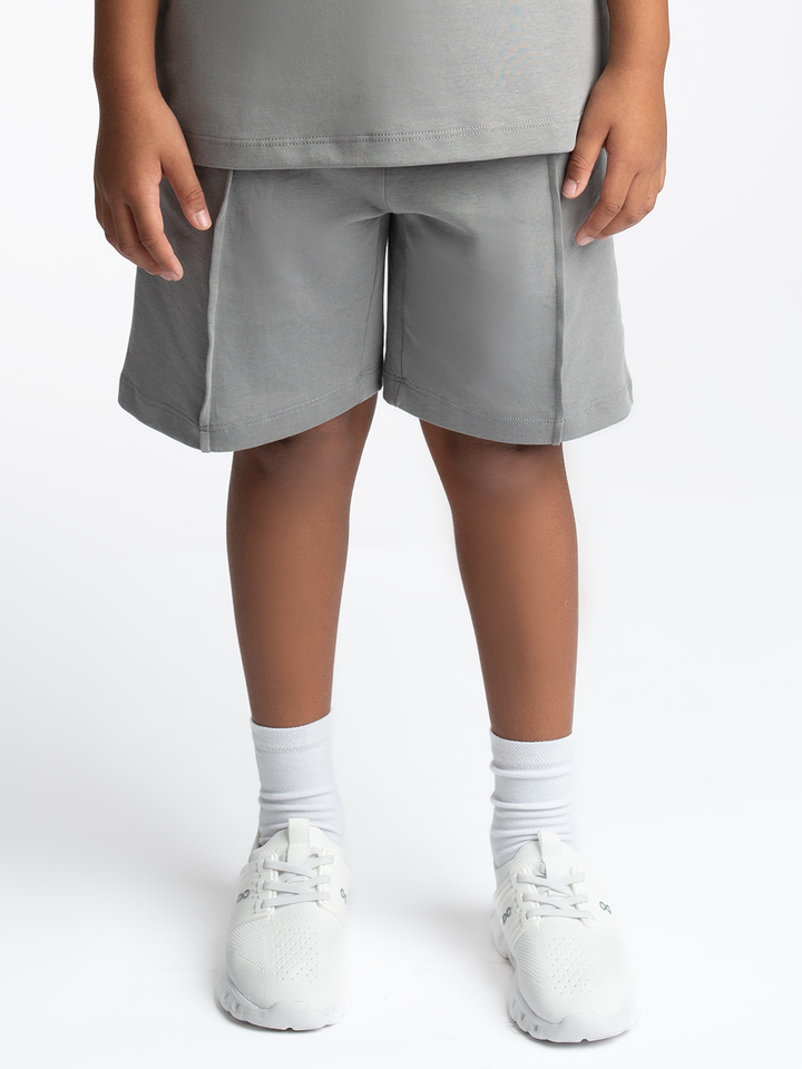 Kids OS Cotton Shorts with 3D Embroidery