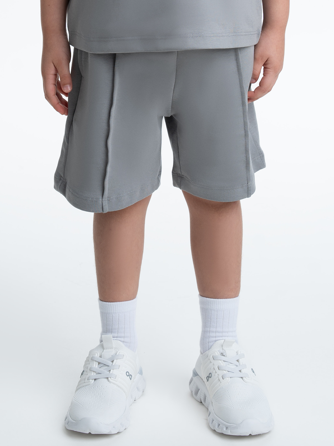 Kids OS Cotton Shorts with 3D Embroidery