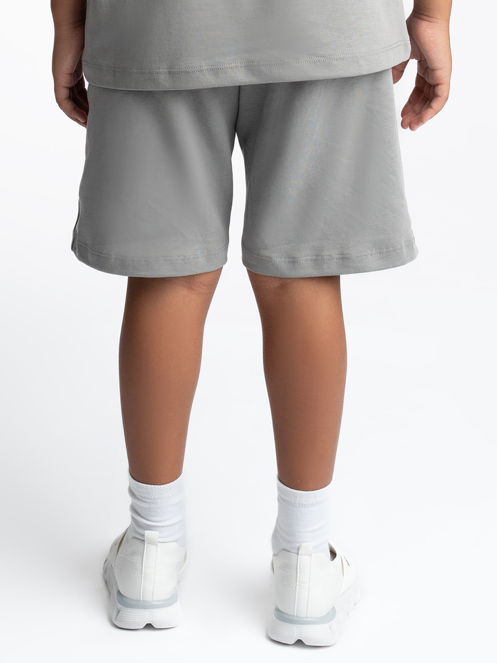 Kids OS Cotton Shorts with 3D Embroidery