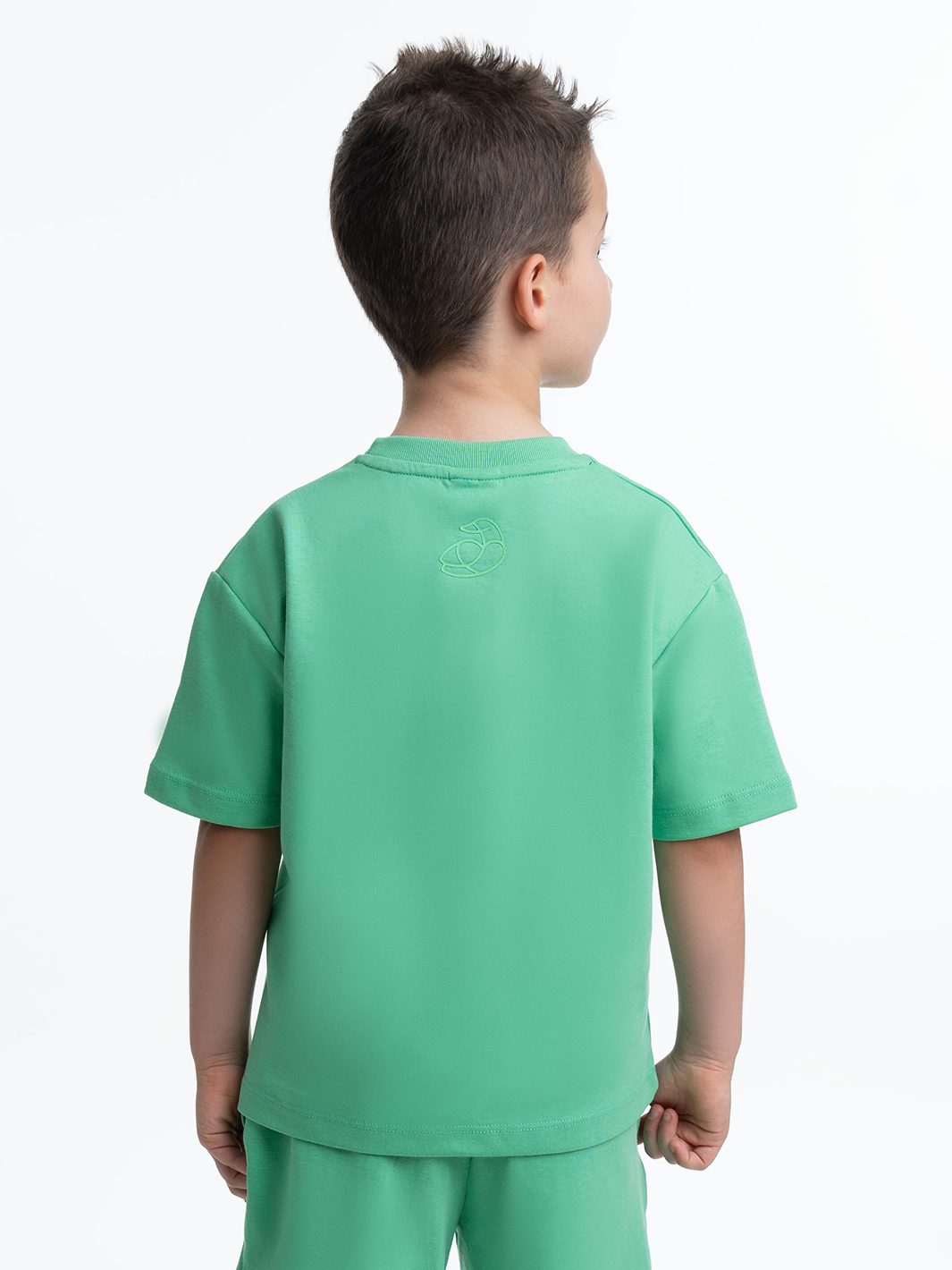 Kids OS Cotton T-Shirt with 3D Embroidery