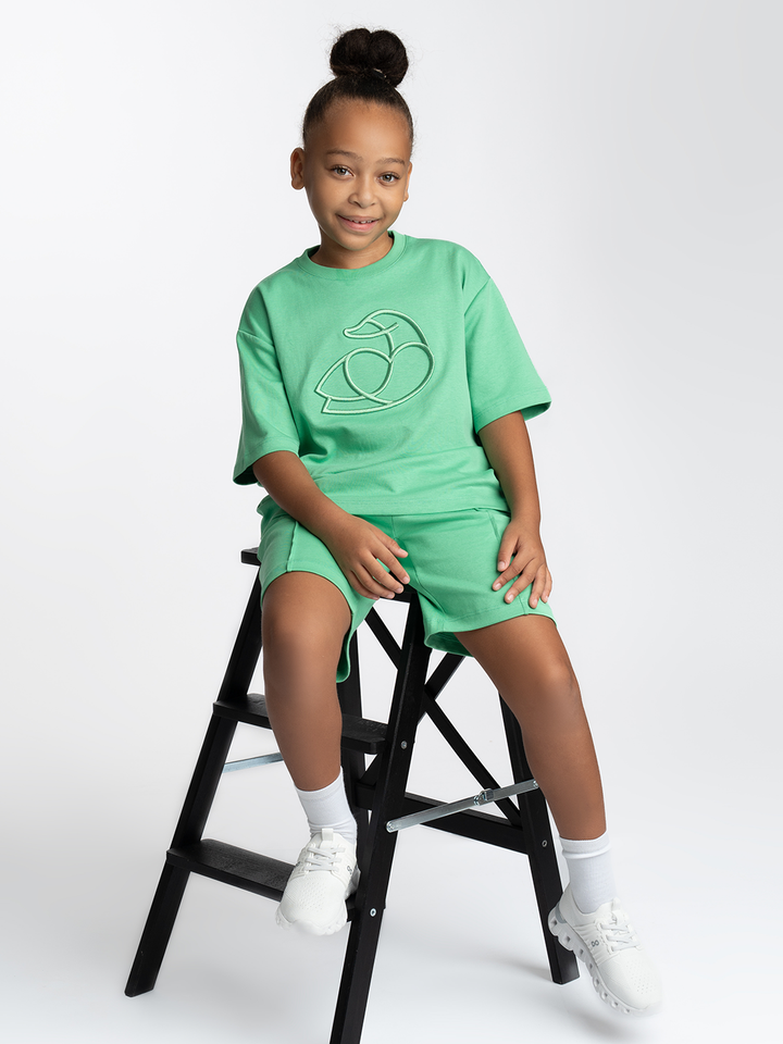 Kids OS Cotton T-Shirt with 3D Embroidery