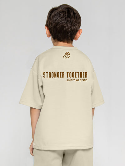 Kids Oversized Soft T-Shirt - Stronger Together