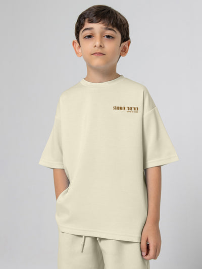 Kids Oversized Soft T-Shirt - Stronger Together