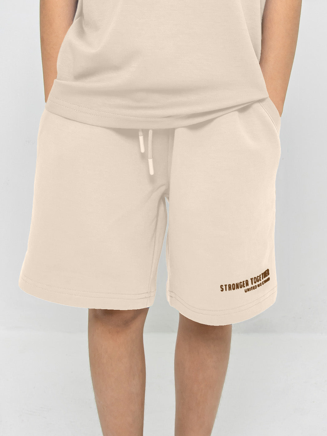 Kids OS Blended Cotton Shorts -Stronger Together