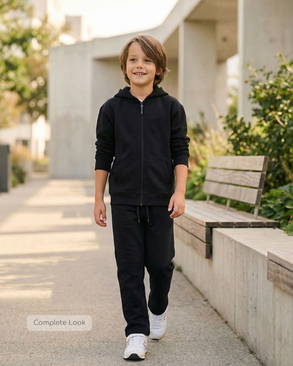 Kids Embroidered Straight Leg Joggers