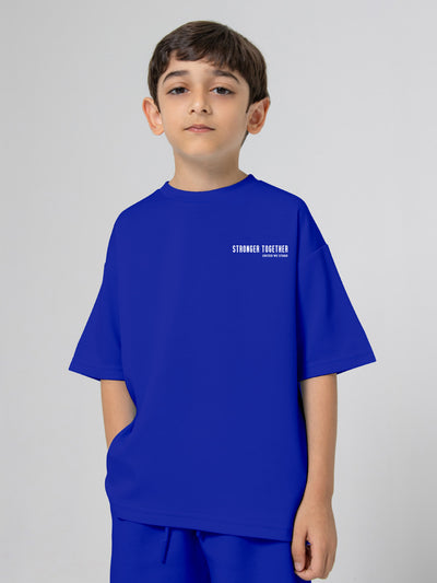 Kids Oversized Soft T-Shirt - Stronger Together