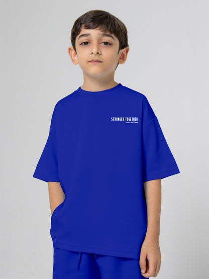 Kids Oversized Soft T-Shirt - Stronger Together