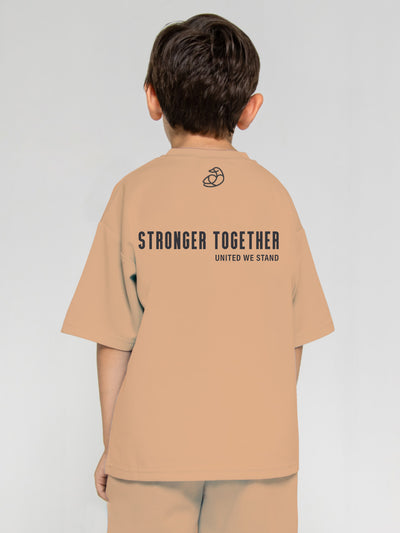 Kids Oversized Soft T-Shirt - Stronger Together