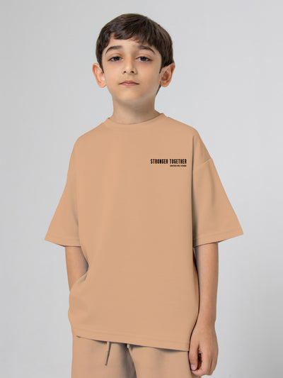 Kids Oversized Soft T-Shirt - Stronger Together